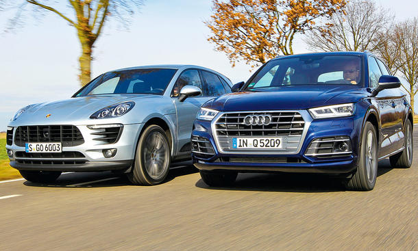 Audi Q5/Porsche Macan Test